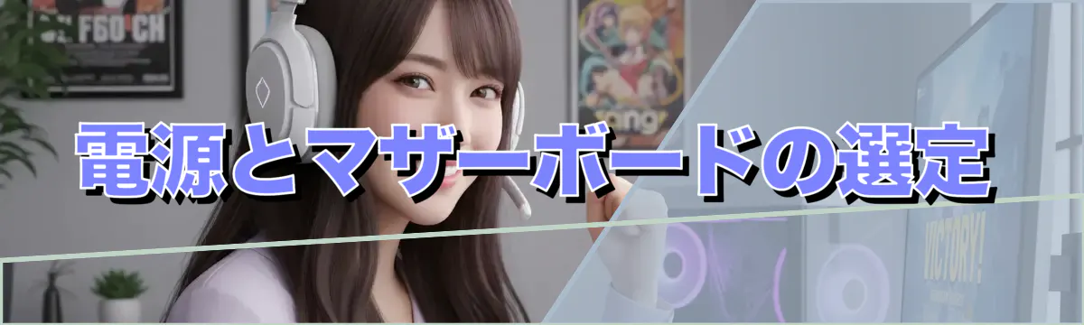 電源とマザーボードの選定