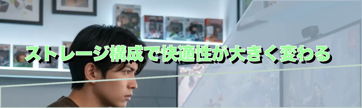ストレージ構成で快適性が大きく変わる