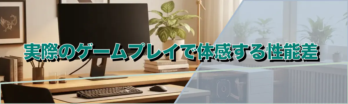 実際のゲームプレイで体感する性能差