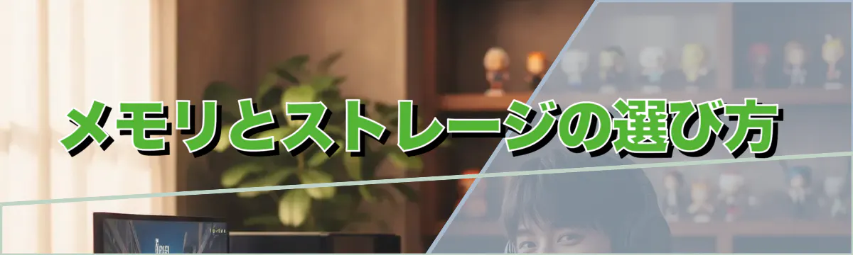 メモリとストレージの選び方