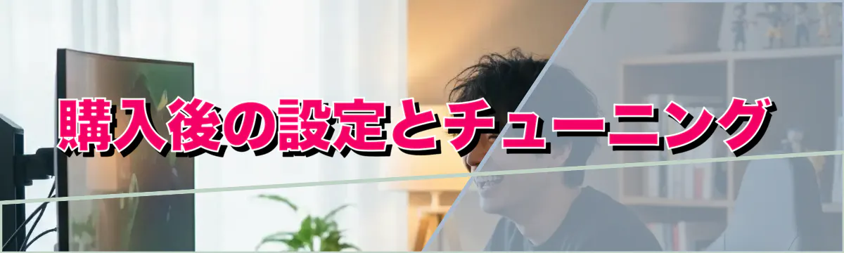 購入後の設定とチューニング