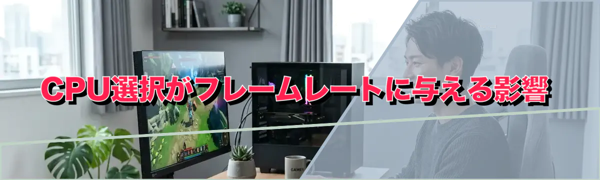 CPU選択がフレームレートに与える影響