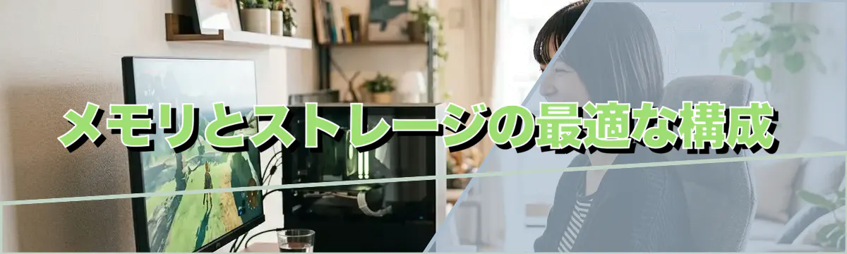 メモリとストレージの最適な構成