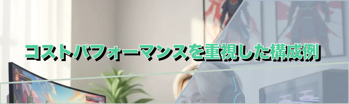 コストパフォーマンスを重視した構成例