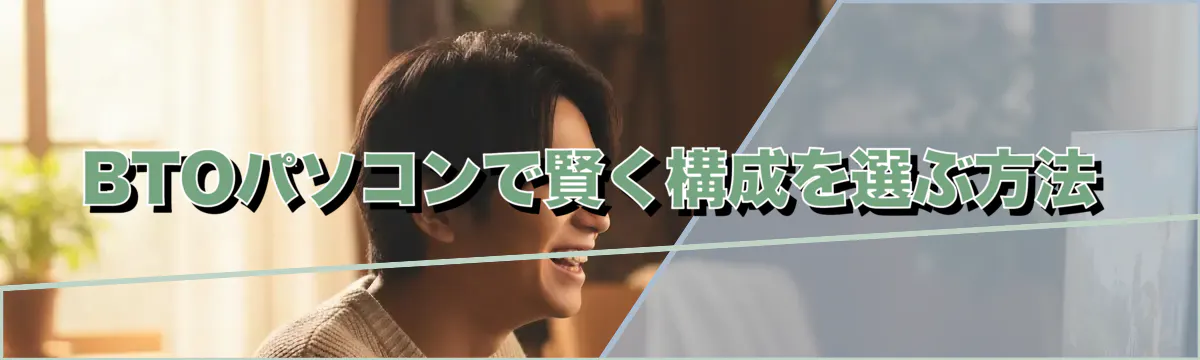 BTOパソコンで賢く構成を選ぶ方法