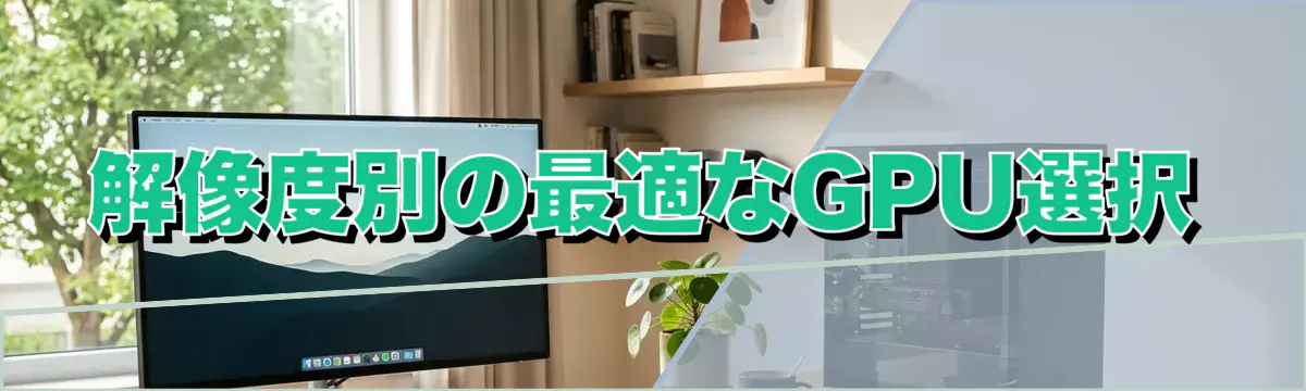 解像度別の最適なGPU選択