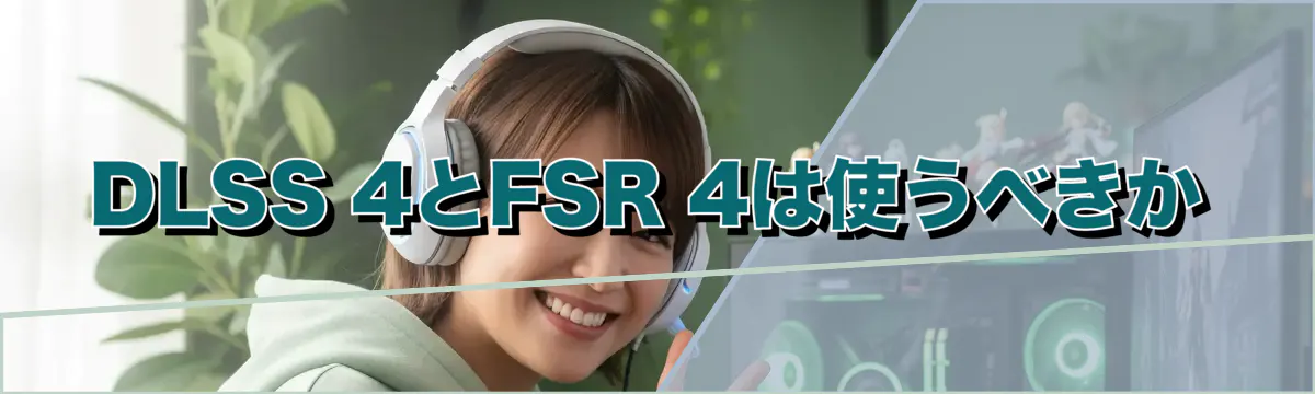 DLSS 4とFSR 4は使うべきか